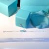 Classic Tiffany Infinity Silver Double Chains Fashion Blue Enamel Finish Pendant Bracelet For Womens GRP09427 - Image 2