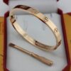 Copy Cartier Love Bracelet For Men and Women Pink Gold B6035616 (New Version – Prevent Screws Fall Out)