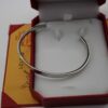 Copy Cartier White Gold Open Bracelet - Image 3