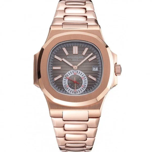 MEN PATEK PHILIPPE NAUTILUS SILVER DIAL