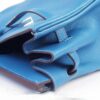Hermes Birkin 35CM Togo Leather Handbags 6099 blue silver - Image 6