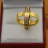Fake Cartier LOVE Ring Yellow Gold Diamonds - Image 6