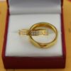 Fake Cartier LOVE Ring Yellow Gold Diamonds - Image 7
