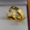 Fake Cartier LOVE Ring Yellow Gold Diamonds - Image 3