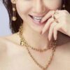 Fake Tiffany Hardwear Women'S Triple Ball Drop Earrings V Gold Material Rose Gold/Gold/Platinum GRP09764 - Image 6