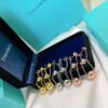 Fake Tiffany Hardwear Women'S Triple Ball Drop Earrings V Gold Material Rose Gold/Gold/Platinum GRP09764 - Image 8