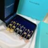 Fake Tiffany Hardwear Women'S Triple Ball Drop Earrings V Gold Material Rose Gold/Gold/Platinum GRP09764 - Image 7
