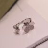 Fake Van Cleef Arpels Frivole Between the Finger Ring Yellow Gold with Diomonds Couple Style - Image 6