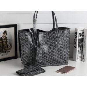 Goyard Anjou Reversible Tote Mm Grey