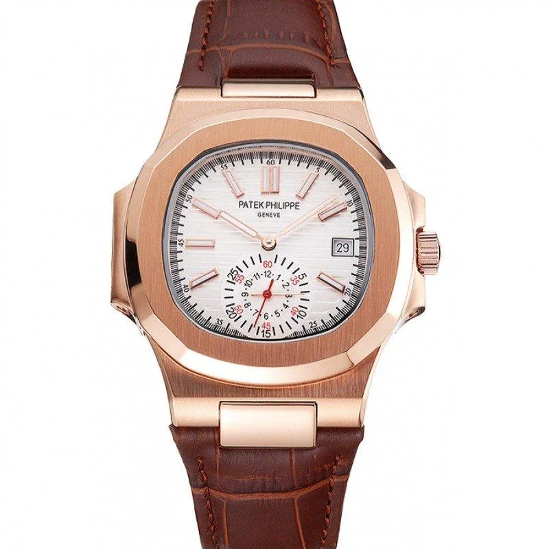 MEN PATEK PHILIPPE NAUTILUS WHITE DIAL