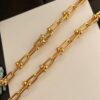 High Quality Tiffany Hardwear 18K Yellow Gold Graduated Link Necklace Women Jewellery - Image 5