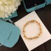High Quality Tiffany Hardwear 18K Yellow Gold Graduated Link Necklace Women Jewellery - Image 7