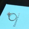 Hot Selling Tiffany Setting Engagement White Gold Female Dimonda Ring Widding Ring In Platinum - Image 5