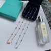 Imitation Tiffany Elsa Peretti Ladies 13 Diamonds By Yard Necklace Stackable Silver/Rose Gold 176235831