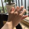 Imitation Tiffany Single Row Luxury Diamond Elegant Wedding Ring For Ladies Hot Sale - Image 9