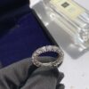 Imitation Tiffany Single Row Luxury Diamond Elegant Wedding Ring For Ladies Hot Sale