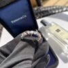 Imitation Tiffany Single Row Luxury Diamond Elegant Wedding Ring For Ladies Hot Sale - Image 4