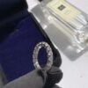 Imitation Tiffany Single Row Luxury Diamond Elegant Wedding Ring For Ladies Hot Sale - Image 8