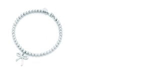 Knockoff Tiffany Bow Bead Bracelet 925 Sterling Silver Girls Gifts New Style Fine Jewelry GRP06349