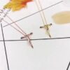 Lowest Price Tiffany Elsa Peretti Crucifix Pendant Chain Necklace Online Shopping Women Fine Jewelry GRP00540 - Image 5