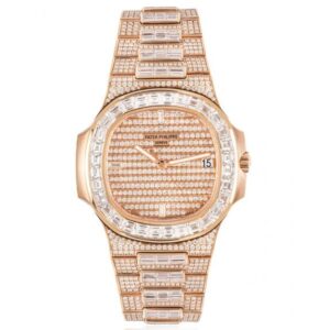 Nautilus Jumbo 5719/10G-010 DMF Rose Gold & Diamonds Diamond Dial 324SC