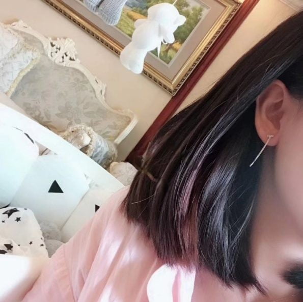 Modern Design Tiffany T 925 Silver Wire Bar Pendant Ladies T Motif Earrings Rose Gold/Silver 62271906 Replica - Image 7