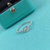 Most Classic Tiffany Sterling Silver Four Claws 925 Bead Ring Female Diamonds Jewellery Replica - Image 10