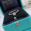 Most Classic Tiffany Sterling Silver Four Claws 925 Bead Ring Female Diamonds Jewellery Replica - Image 11