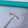 Most Classic Tiffany Sterling Silver Four Claws 925 Bead Ring Female Diamonds Jewellery Replica - Image 9