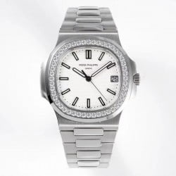 Nautilus 5711/1A PPF V4 SS & Diamond White Dial 324SC (Free Box)
