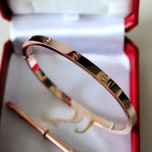 New Cartier Love Bracelet SM Pink Gold B6047317