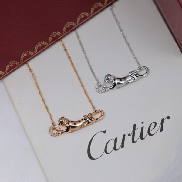 Panthere De Cartier Necklace N7424217 White Gold/Rose Gold