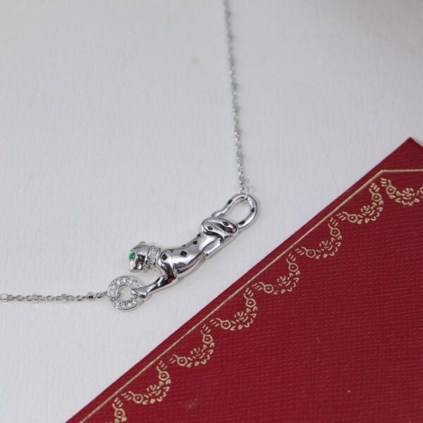 Panthere De Cartier Necklace N7424217 White Gold/Rose Gold - Image 8