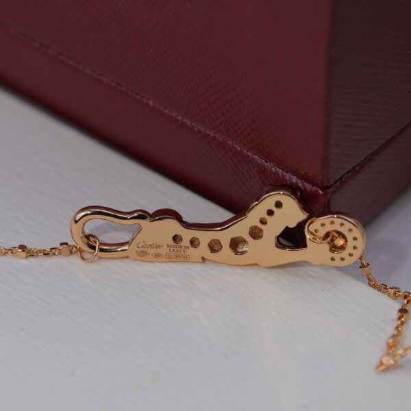 Panthere De Cartier Necklace N7424217 White Gold/Rose Gold - Image 7