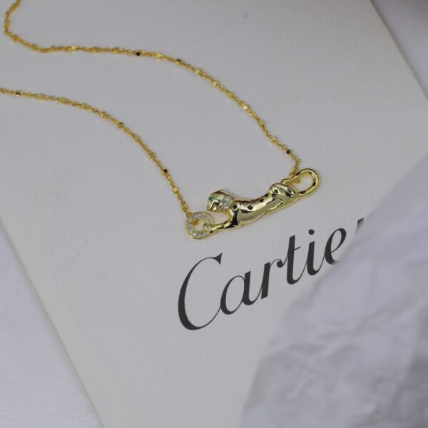 Panthere De Cartier Necklace N7424217 White Gold/Rose Gold - Image 5