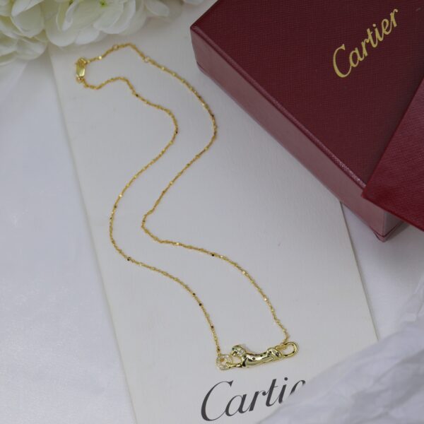 Panthere De Cartier Necklace N7424217 White Gold/Rose Gold - Image 6
