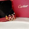 Popular Party Style Cartier Trinity Earrings White Gold/Yellow God/Rose Gold with Diamonds B8043200 For Sale - Image 4