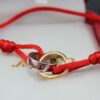 Replica Cartier Love Bracelet Pink Gold White Gold Red Crod - Image 5