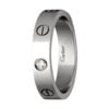 Replica Cartier Love Wedding Band 18K White Gold Love Ring With 1 Diamonds B4050500 - Image 3