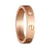 Replica Cartier Love Wedding Bank 18K Pink Gold Love Ring With 1 Diamonds B4050700 - Image 3