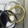 Replica Cartier Trinity Ring White Gold/Yellow Gold with Black Classic Ceramic For Womens Replica - Image 5