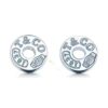 Replica Tiffany 1837 Circle Diamond Ear-stud Sterling Silver Couple Style For Sale Gift USA 19710424 - Image 5