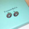 Replica Tiffany 1837 Circle Diamond Ear-stud Sterling Silver Couple Style For Sale Gift USA 19710424 - Image 6