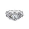Replica Tiffany Bow Ribbon Bow Crystal Design Round Diamond Women'S Platinum Engagement Ring High Jewelry GRP10900 - Image 2