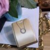 Replica Tiffany Metro Diamonds Three-row Circle Pendant Necklace Colorful Party Jewelry For Lady 2018 New Arrival 26233151 - Image 4