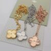 Replica Van Cleef Arpels Magic Alhambra Long Necklace 1 Motif Yellow Gold/Rose Gold/White Gold - Image 5