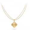 Replica Van Cleef Arpels Magic Alhambra Long Necklace 1 Motif Yellow Gold/Rose Gold/White Gold - Image 3