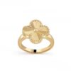 Replica Van Cleef Arpels Vintage Alhambra Ring Yellow Gold - Image 3