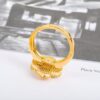 Replica Van Cleef Arpels Vintage Alhambra Ring Yellow Gold - Image 5
