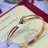 Retro Style Panthere de Cartier Bracelet Onyx and Tsavorite Garnets Yellow Gold/Rose Gold/White Gold B6067217 - Image 5